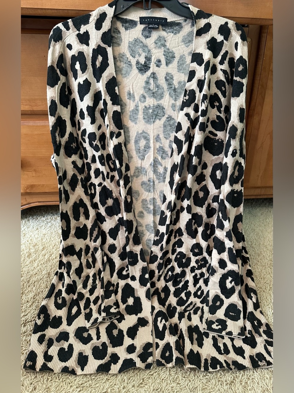SANCTUARY ANIMAL PRINT CARDI